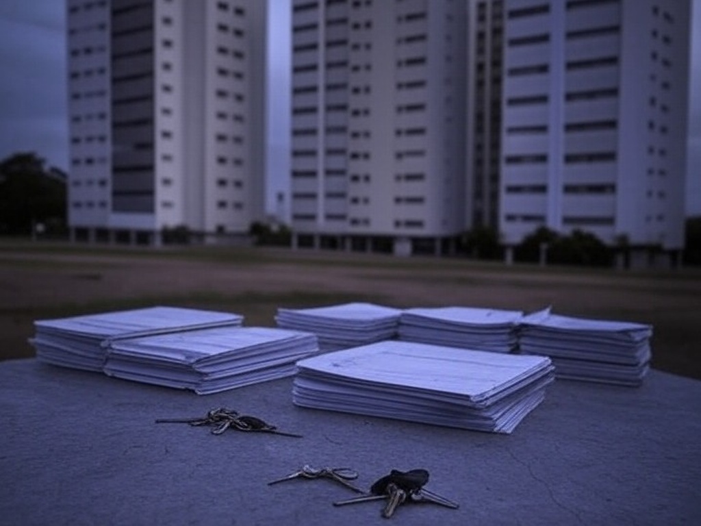 Prédios residenciais em Brasília representando oneração de transações imobiliárias por lei de ITBI aprovada pela CLDF.