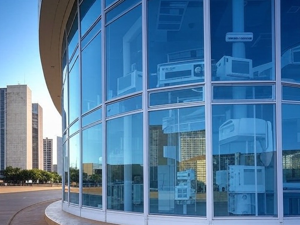 Hospital moderno em Brasília, representando cirurgia de catarata no Brasil.