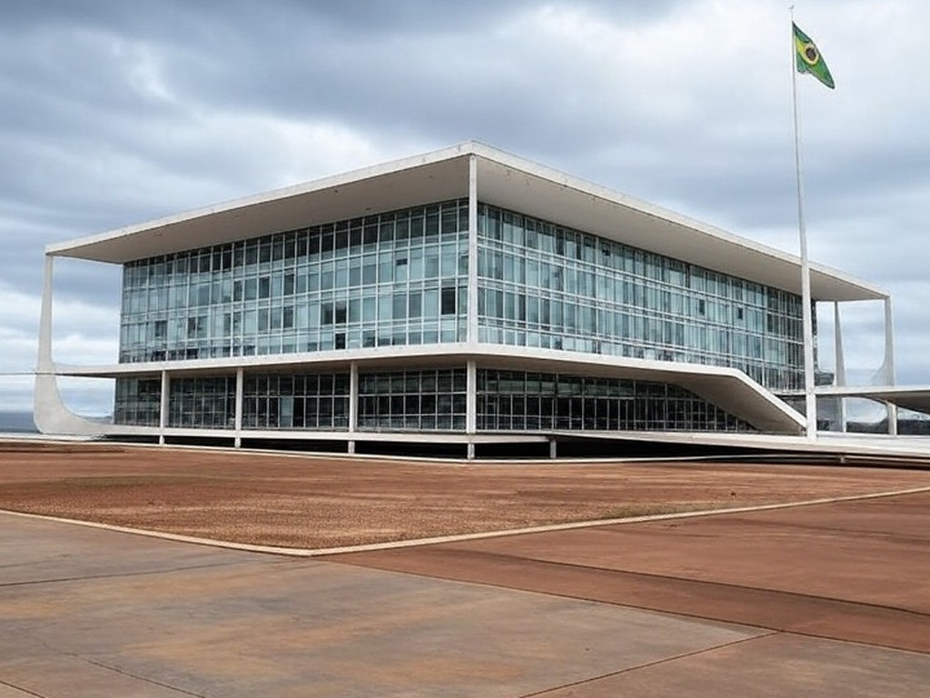 Edifício da CLDF em Brasília com correntes quebradas simbolizando lei contra trabalho escravo que ameaça falir empresas no DF.