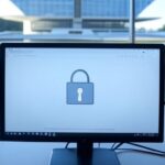 Tela de computador com site falso para golpes de pagamento da Caesb no Distrito Federal.