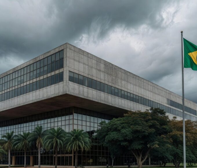 Edifício da CLDF em Brasília com céu nublado, representando questionamentos sobre título honorário a ministro.