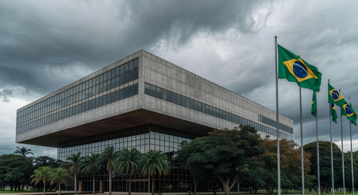 Edifício da CLDF em Brasília com céu nublado, representando questionamentos sobre título honorário a ministro.