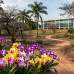 Feira de orquídeas e trilhas no Jardim Botânico de Brasília durante comemorações de 41 anos.