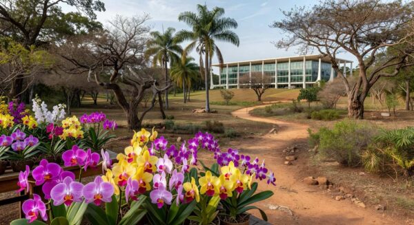 Feira de orquídeas e trilhas no Jardim Botânico de Brasília durante comemorações de 41 anos.
