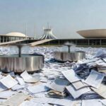 Bebedouros em espaço de eventos em Brasília, representando obrigatoriedade e impostos extras aprovados pela CLDF.