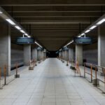 Estação de metrô em Brasília com sinais de falhas crônicas em manutenção e aquisições.