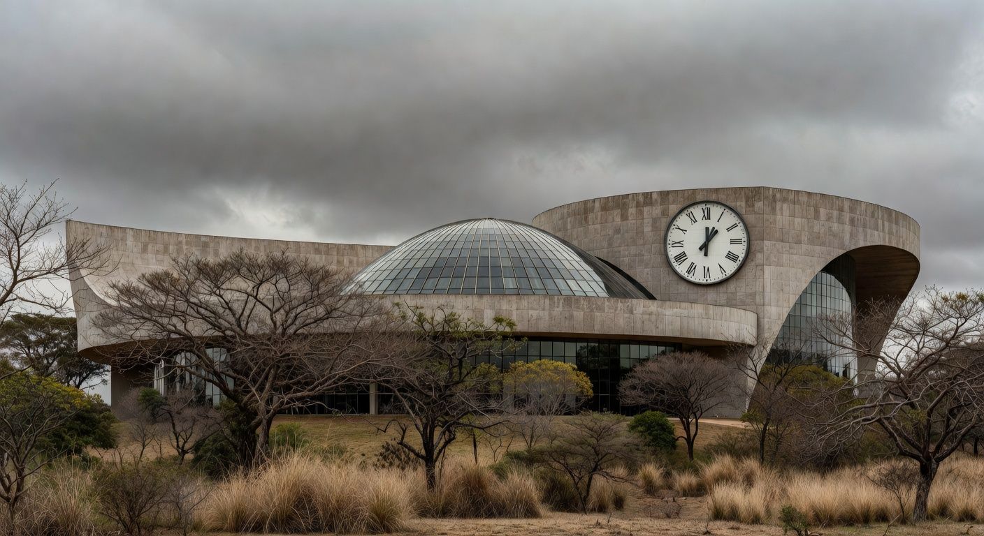 Edifício da Câmara Legislativa do DF em Brasília, representando lei de reinserção de idosos no trabalho com tom crítico.