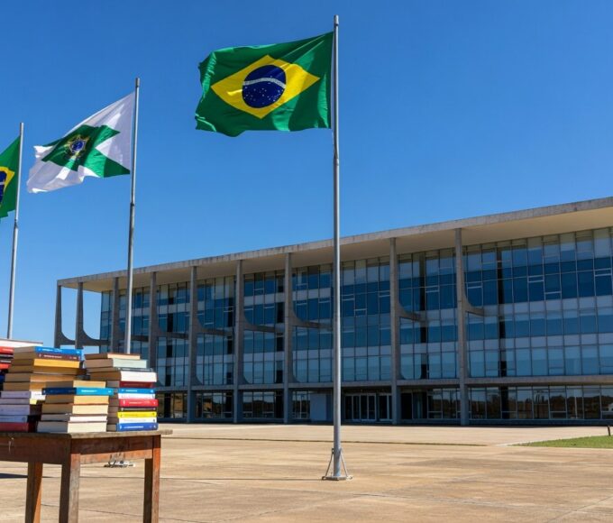 Fachada do Palácio do Buriti em Brasília, simbolizando suspensão de portaria sobre salários de professores temporários no DF.