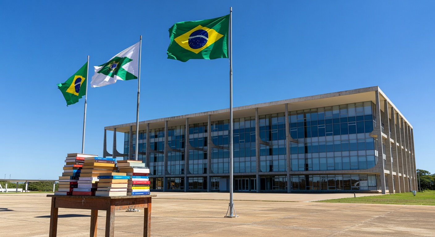 Fachada do Palácio do Buriti em Brasília, simbolizando suspensão de portaria sobre salários de professores temporários no DF.