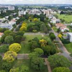 Vista aérea do Jardim Botânico em Brasília sobre lei de uso do solo