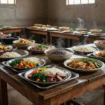Restaurante comunitário do GDF no Distrito Federal com refeições servidas