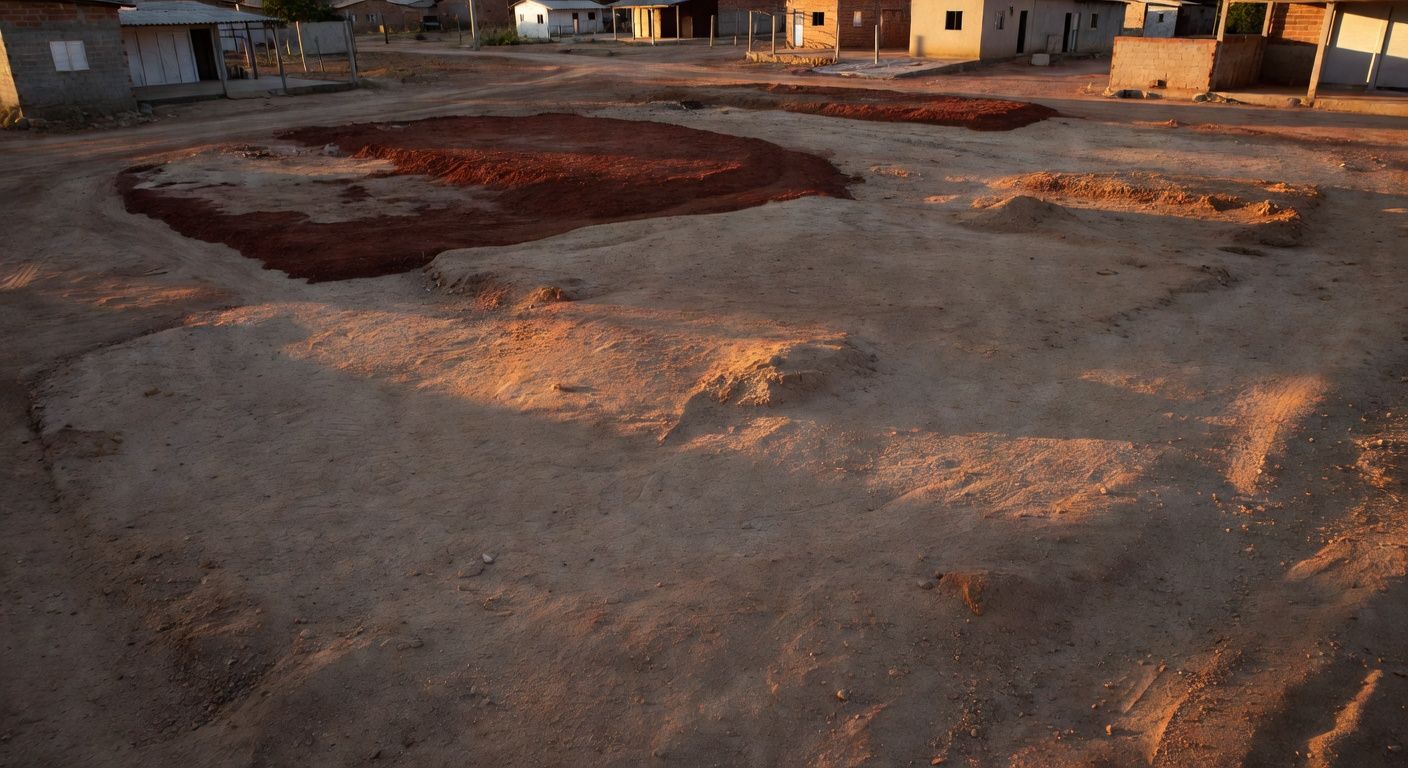 Bairro de Vicente Pires com casas de famílias de baixa renda ameaçadas por edital da Terracap
