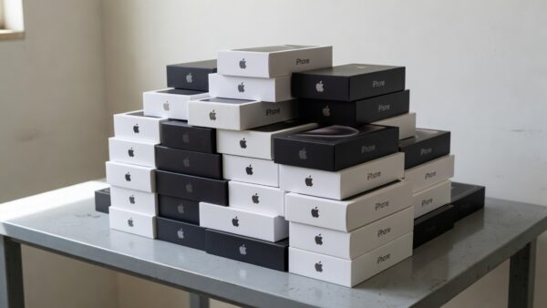 Apreensão de 34 iPhones pela PMDF no Gama, avaliados em R$ 300 mil