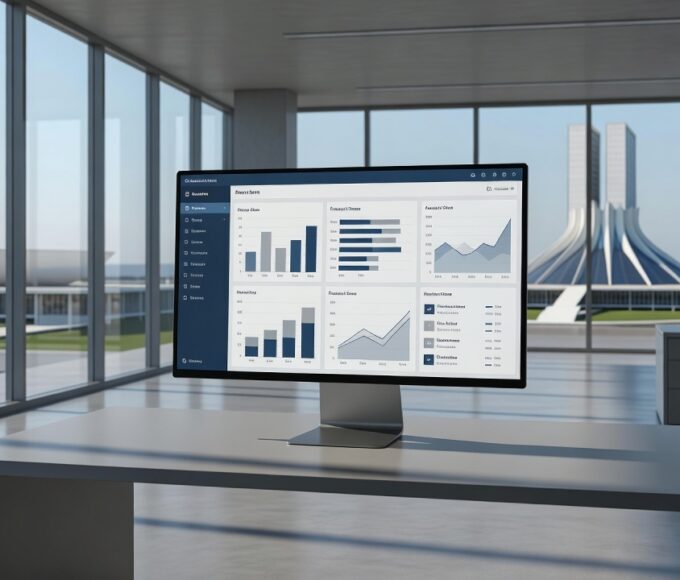 Interface digital da plataforma de IA Iná da Caesb para atendimento ao cidadão no DF