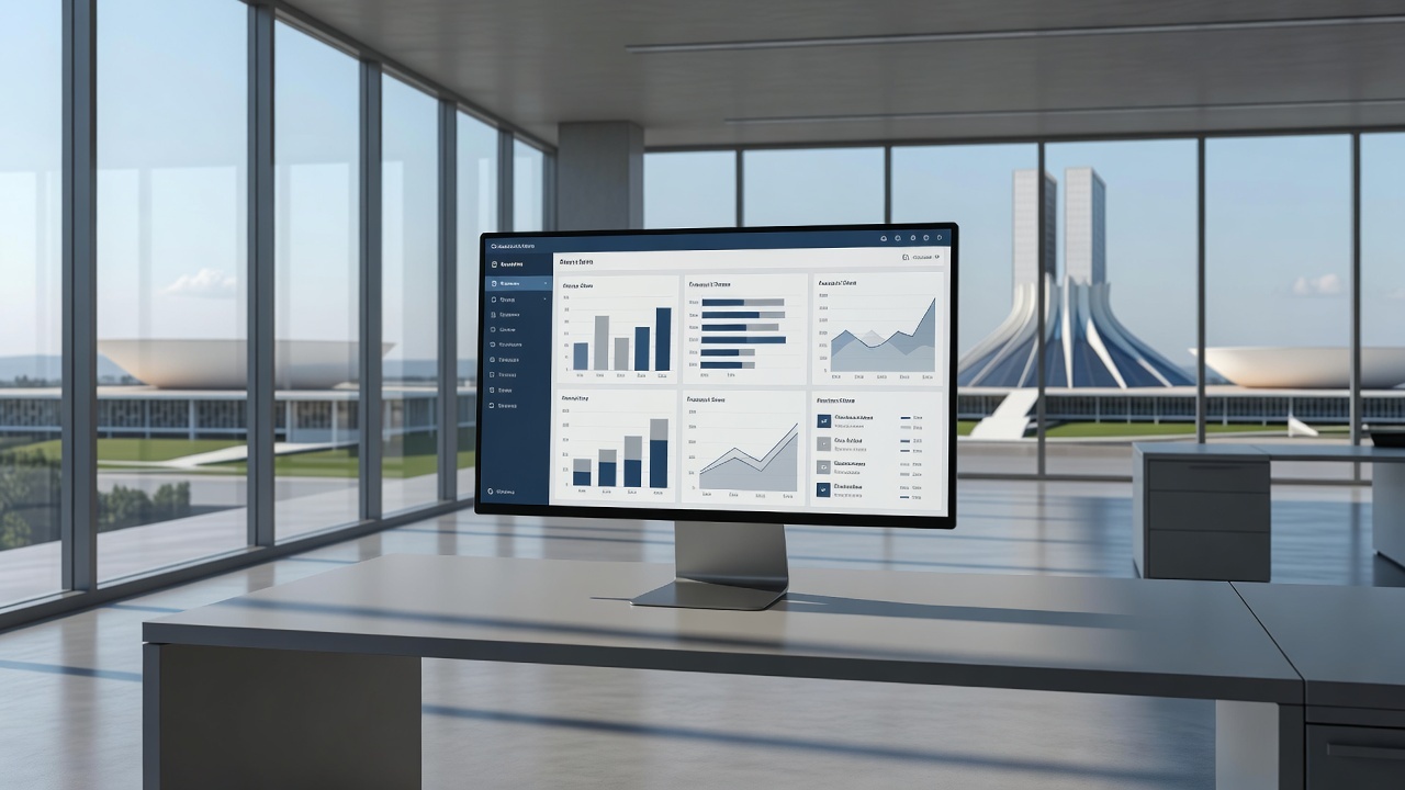 Interface digital da plataforma de IA Iná da Caesb para atendimento ao cidadão no DF