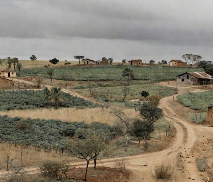 Paisagem rural no cerrado do DF representando empreendedorismo agrícola