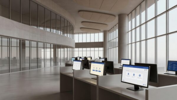 Tela de computador com plataformas digitais integradas de serviços públicos do GDF