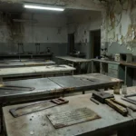 Laboratório de medicina legal precário no DF com placa de homenagem