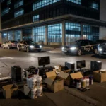Delegacia da Polícia Civil com evidências de deepfakes e suplementos ilegais