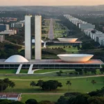 Vista de Brasília representando rede de proteção para famílias atípicas no DF