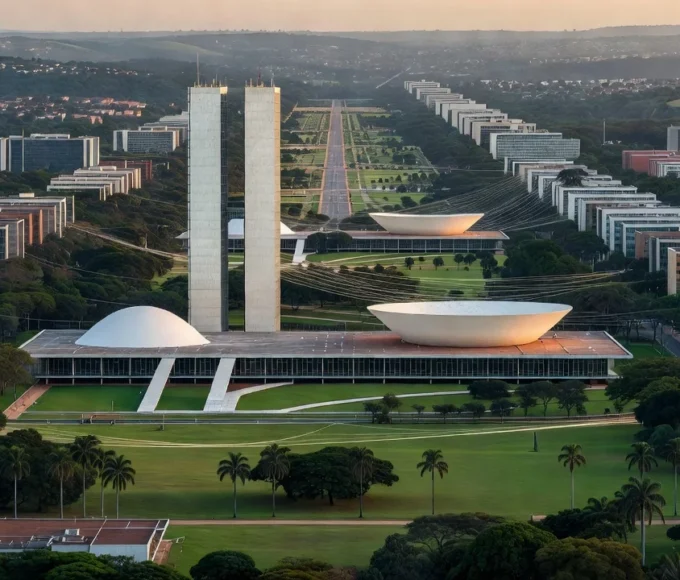 Vista de Brasília representando rede de proteção para famílias atípicas no DF