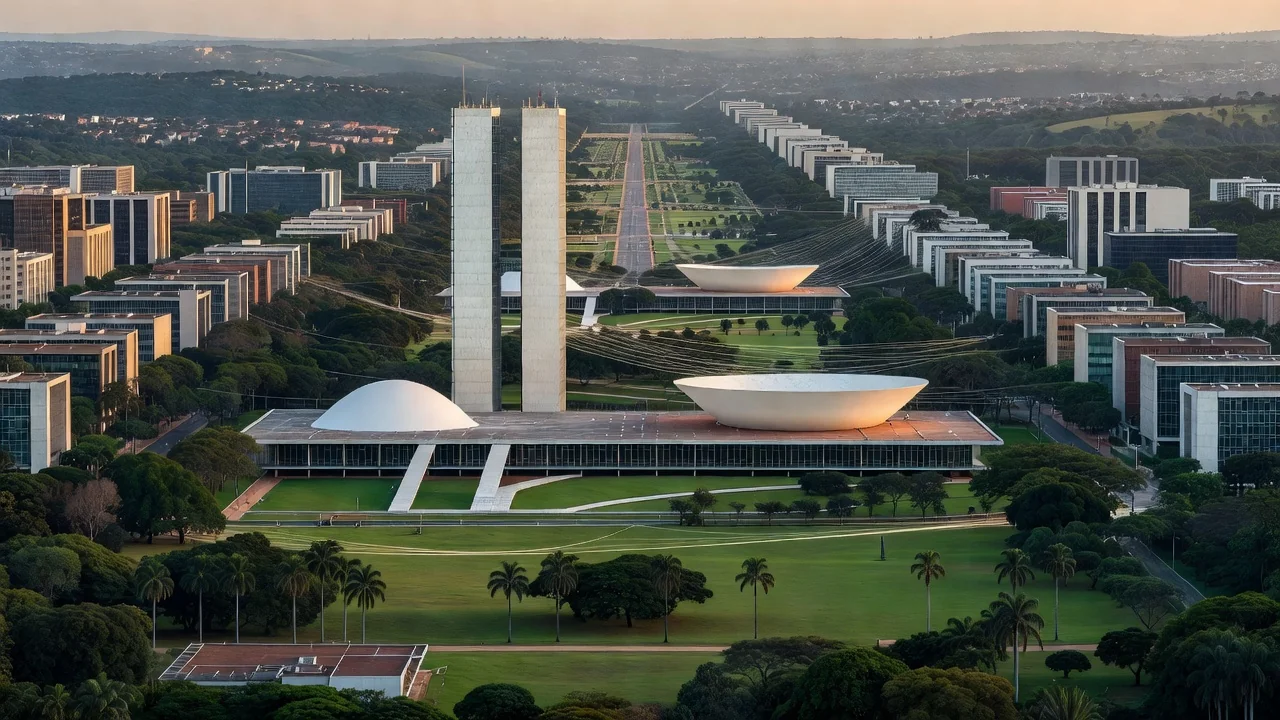 Vista de Brasília representando rede de proteção para famílias atípicas no DF