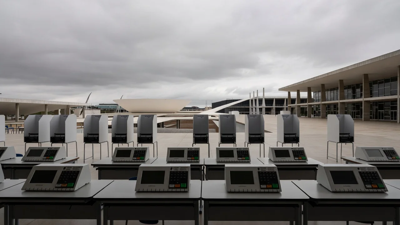 Vista aérea do Congresso Nacional em Brasília destacando desigualdades no Distrito Federal