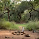 Espaço de matriz africana no Jardim Botânico em regularização pelo GDF